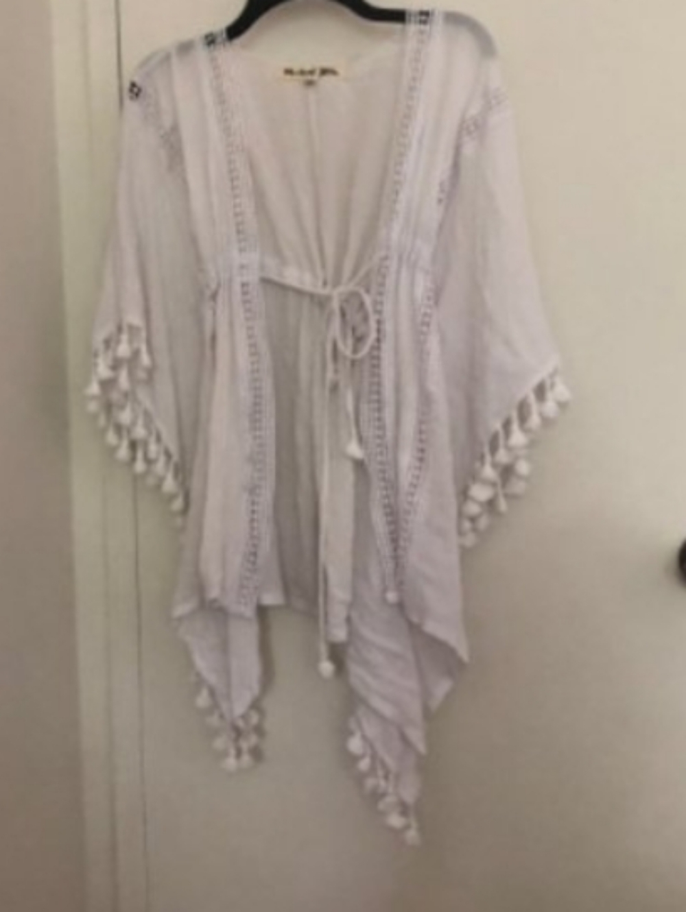 Michael Stars Womens Fringe Cover Up OS